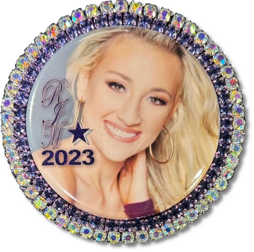 2-Handcrafted Photograph Brooches - Image 3