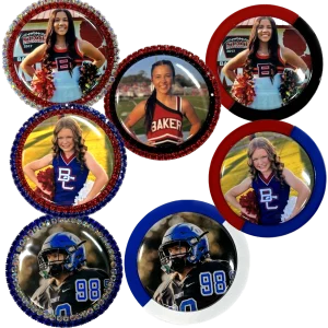 Sports Team Photo Brooch