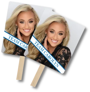 2 Custom 8x10 Fan Wavers