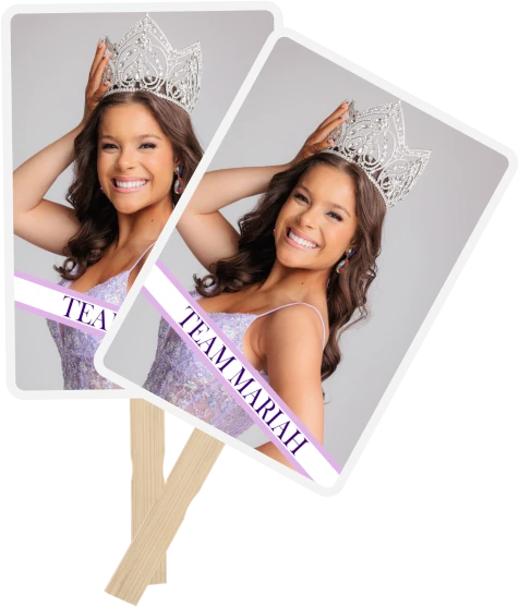 2 Custom 8x10 Fan Wavers - Image 3