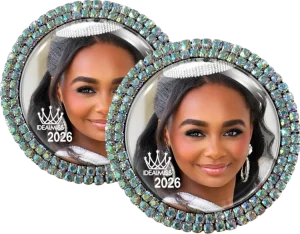 Ideal MISS Photo Brooch Set