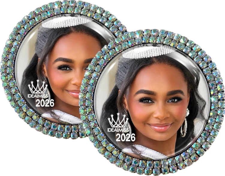 Ideal MISS Photo Brooch Set